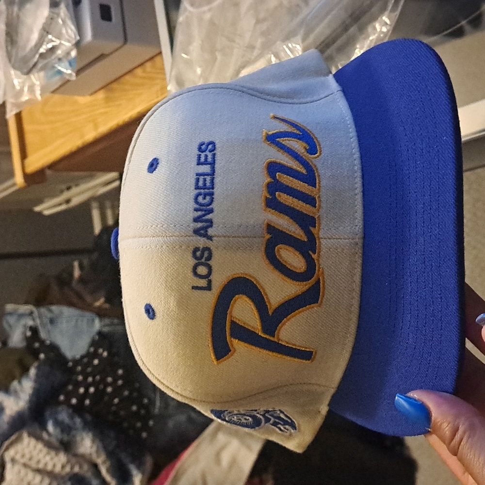 Rams snap back hat